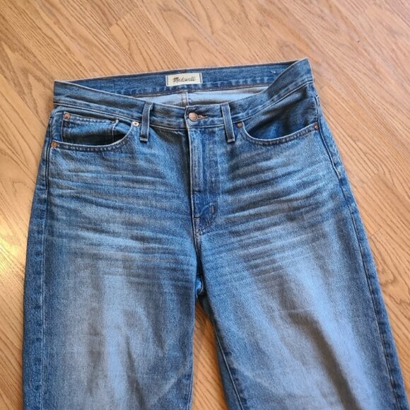NEW! MADEWELL THE SLOUCHY BOYJEAN HIGH-RISE RELAXED BOYFRIEND RIGID JEANS sz 28 - Picture 3 of 8